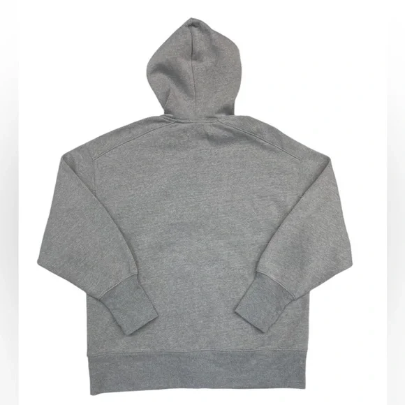 Long Sleeve Grey Full Zip Hoodie - Picture 3 of 11